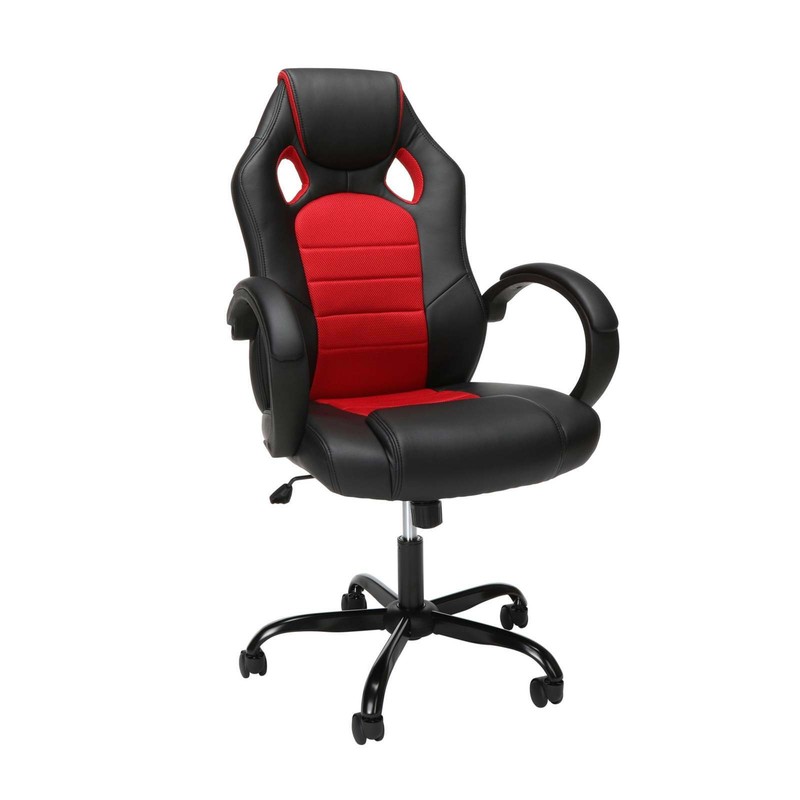 Essentials High-Back Racing Style Gaming Chair with Padded Arms by OFM gallery