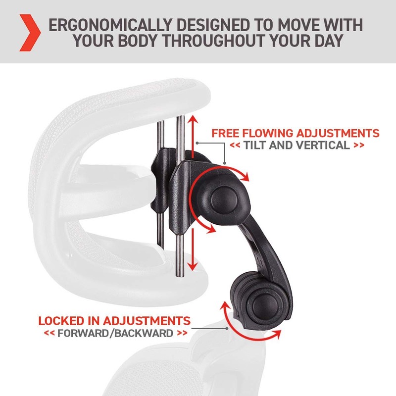 Engineered Now The Original Headrest for Herman H4 Classic, Carbon gallery