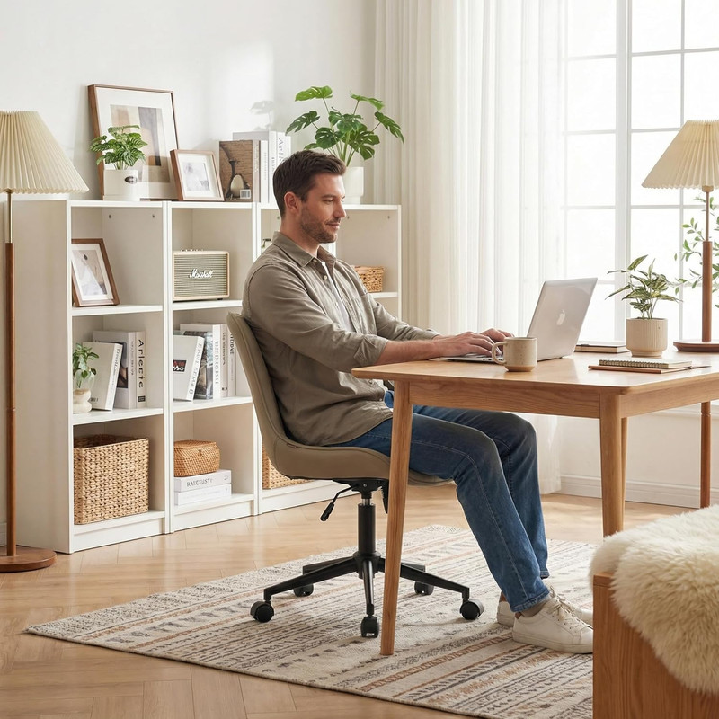 Office Chair, Desk Chair with Wheels, Home Office Computer Task Chairs, Modern F gallery