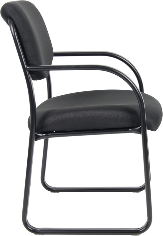 Stylish Black Fabric Guest Chair - Comfortable & Modern Design (B9521-BK) gallery