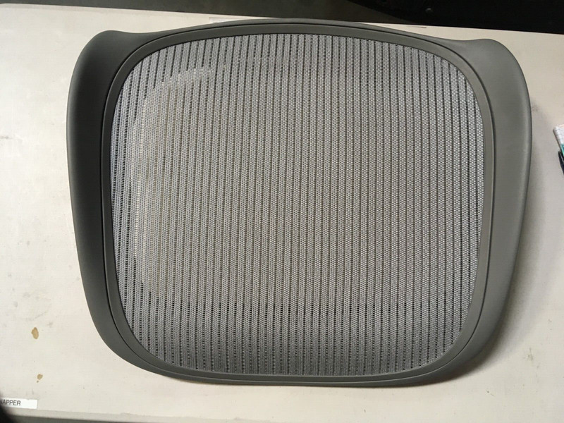 Herman Miller Aeron Chair Replacement Seat Pan 3V01 Titanium Large Size C Zinc