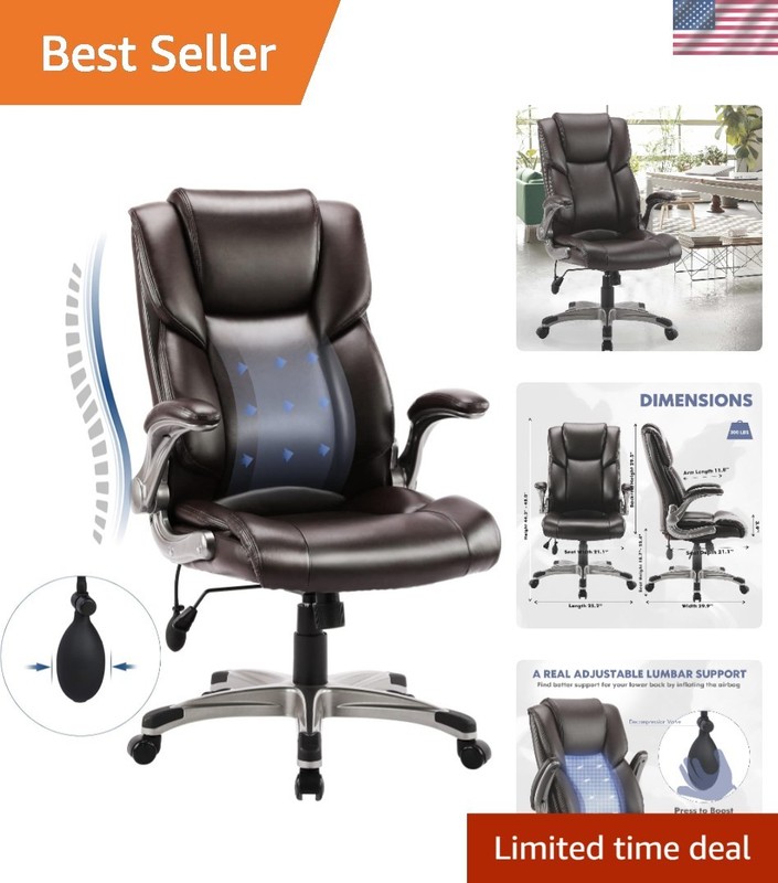 High Back Executive Office Chair- Ergonomic Home Computer Desk Leather Chair …