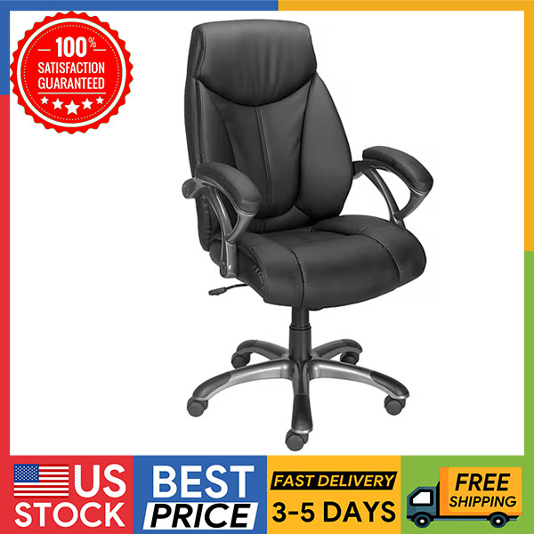 Workplace2.0 Ramsey Ergonomic Bonded Leather Swivel Manager Chair FREESHIPS