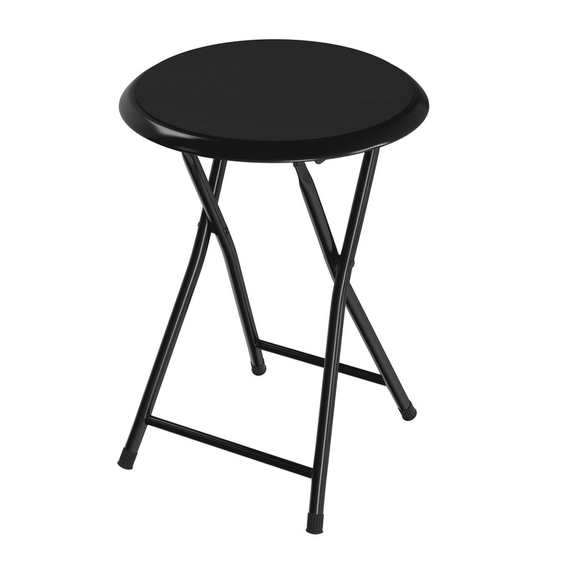Lavish Home 18 Inch Folding Bar Heavy-Duty Padded Portable Stool with 300-Pou…