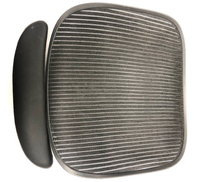 Herman Miller Aeron Size B Blemished Black Seat Mesh With New Insert Seat Foam.