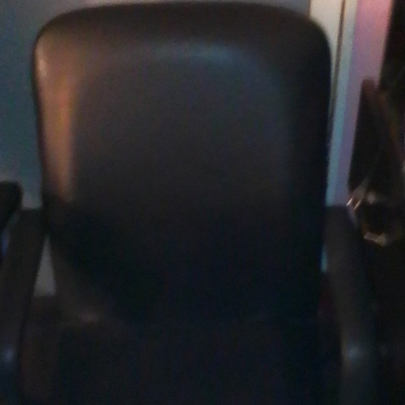 High-Back Black Office/Desk Chair with Padded Armrests, Lot of 3 gallery