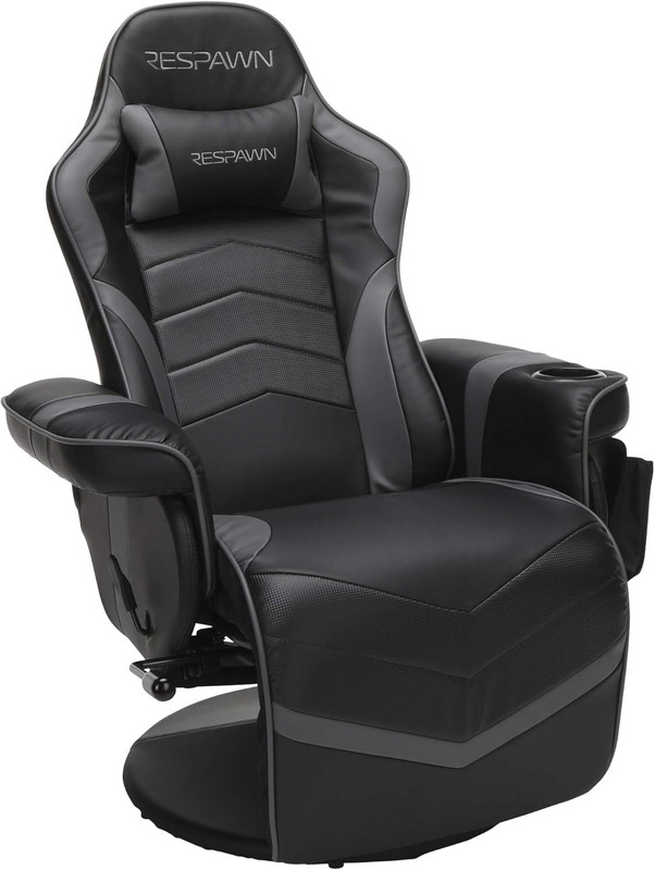 900 Console Gaming Recliner with Footrest and Lumbar Support – Comfortable Ergon