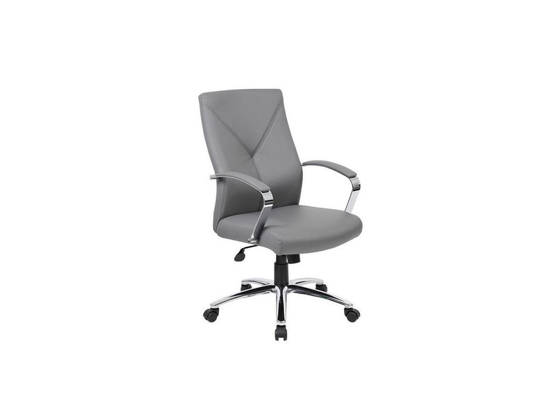 Norstar B10101-GY LeatherPlus Executive Chair – Gray