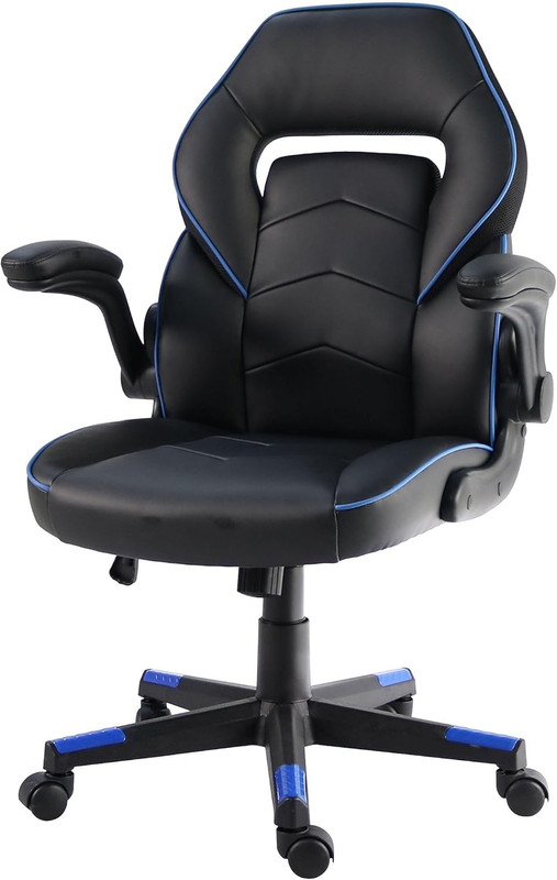 Nusparc Spawnsafe Gaming Chair, Adjustable Height, Flip-Up Armrests, 360° Swivel gallery