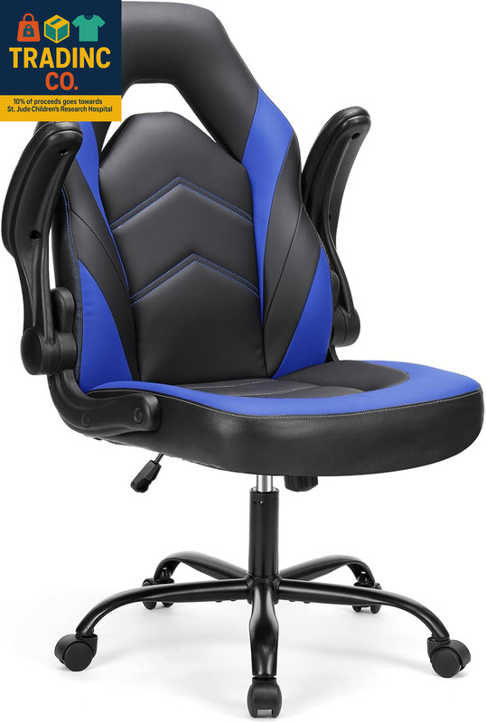 Computer Gaming Desk Chair – Ergonomic Office Executive Adjustable Swivel Task P