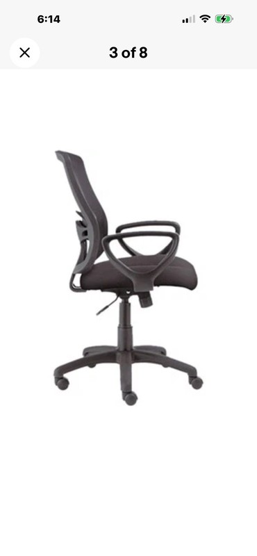 Alera ALEET42ME10B Etros Series Mesh Mid-back Swivel/tilt Chair, Black gallery