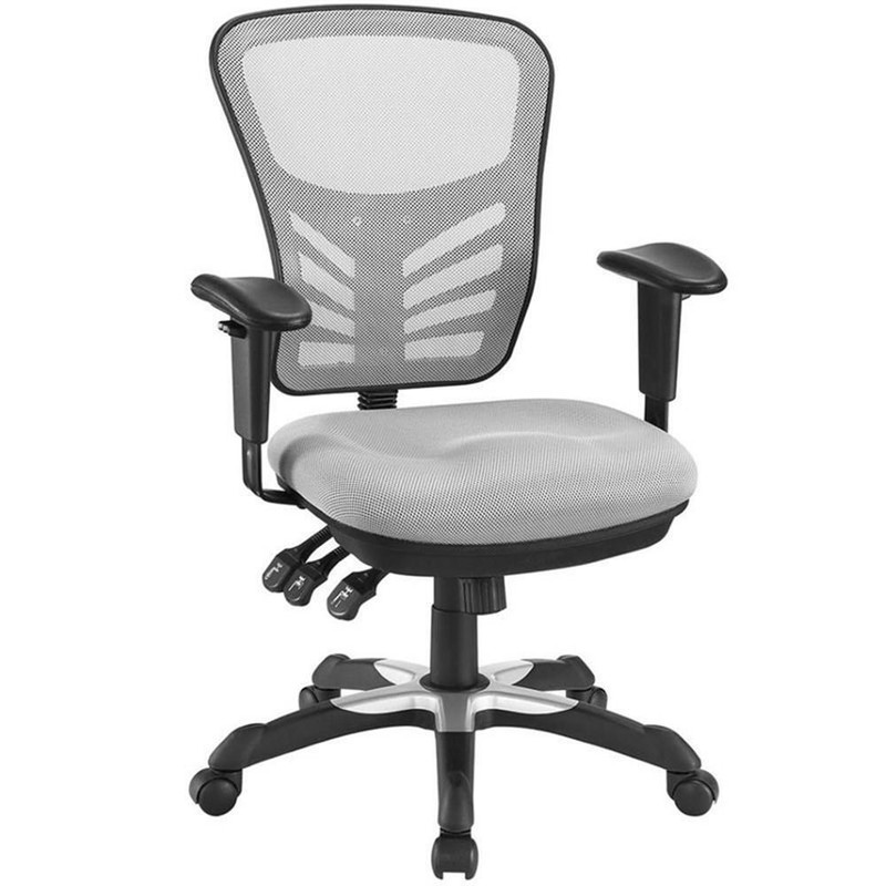 Hawthorne Collection Mesh Fabric Office Chair in Gray