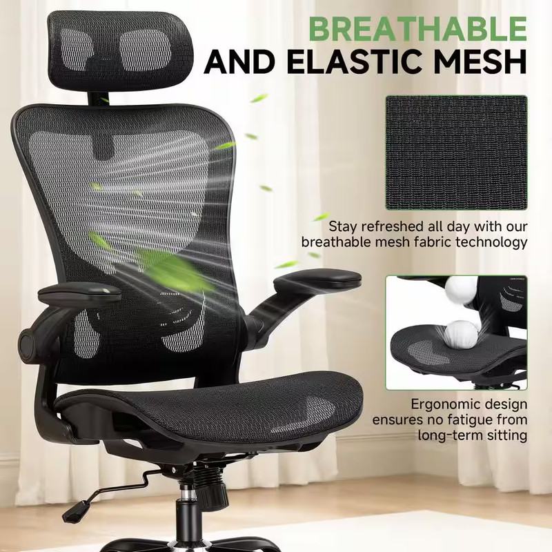 Mesh Ergonomic Office Chair High Back Gaming Chair,Black gallery