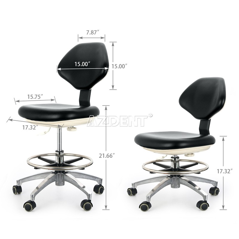 Medical Dental Trolley Built-in Socket Cart/Doctor Adjustable Stool Mobile Chair gallery