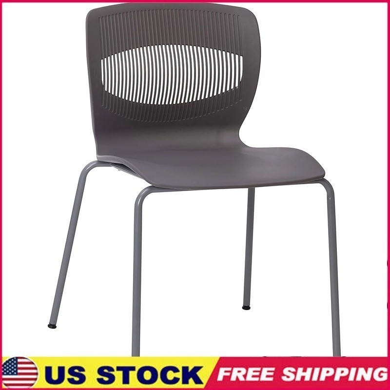 Durable Stackable Chair Ergonomic Design Office Home Use Multipurpose Seating