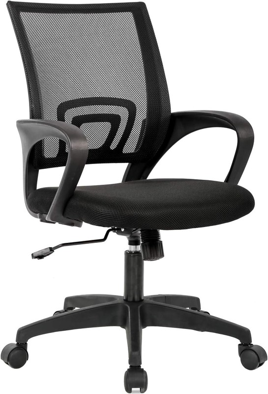 BestOffice|Ergonomic Office Chair|Mid-Back Swivel Desk Chair|Breathable Backrest gallery