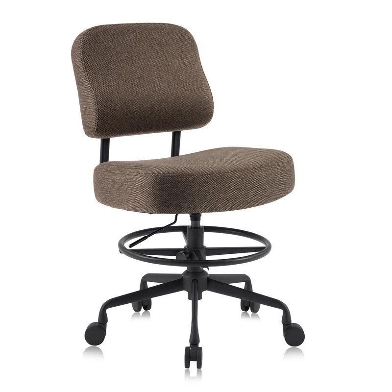 Pneumatic Swivel Rolling Saddle Stool 504 Kalea with Adjustable Foot Ring for…