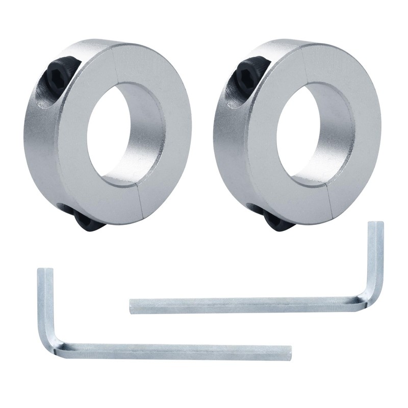 Qtcial 2 Packs Fix Sinking Office Chair, Gas Lift Cylinder Clamp Silver