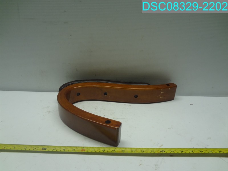 Wood Chair Arm Replacement w/ Cushion 17-7/8" X 11" X 1-1/2" 9/16" BOLT gallery