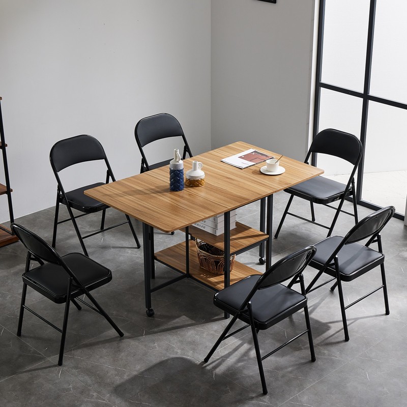 4 Pcs Folding Chairs 330lbs Heavy Duty Padded Metal Fabric Folding Chair Party gallery