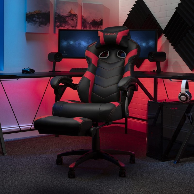 110 Pro Gaming Chair with Footrest - Ergonomic Recliner for Ultimate Comfort gallery