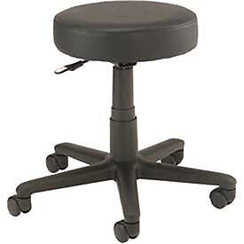 Global Industrial All Purpose Scooter Stool Vinyl Black