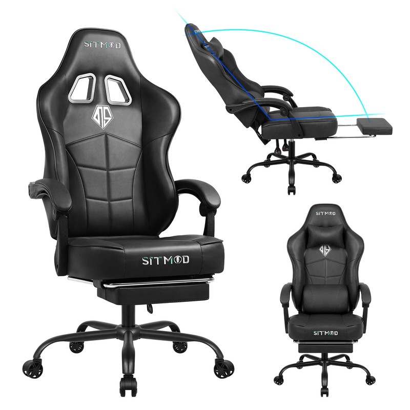 Gaming Chair Ergonomic Game Chair with Big and Tell Adults Computer Desk Office