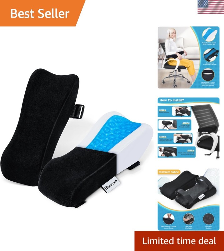 Ergonomic Armrest Pads- Office Chair Arm Rest Cover Pillow – Elbow Support Cu…