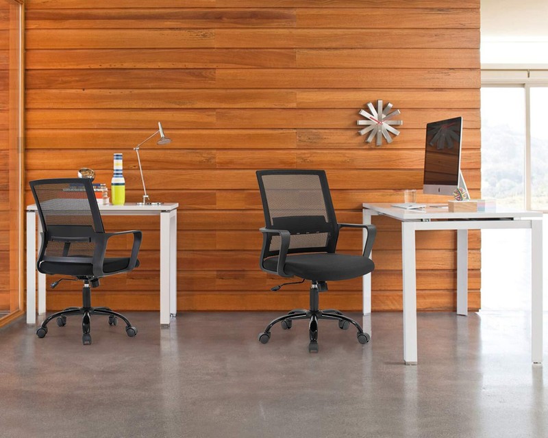 Office Chair Ergonomic Desk Task Chair Mesh Computer Chair Mid-Back Mesh Home... gallery