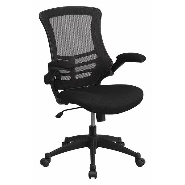 Flash Furniture Mesh Task Chair, 20 3/4-, Padded Flip-up, Back, Seat, Frame: