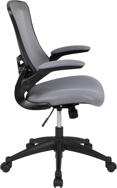 Kelista Office Chair, Ergonomic, Mid-Back, Dark Gray Mesh with Swivel gallery