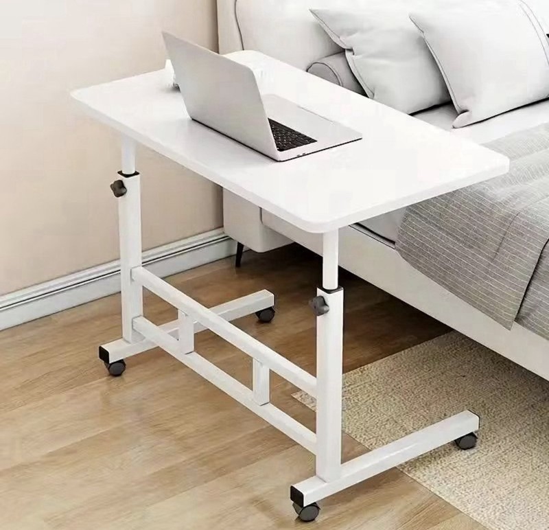 Adjustable Mobile Desk with Wheels – Rolling Table for Bed, Sofa & Office gallery