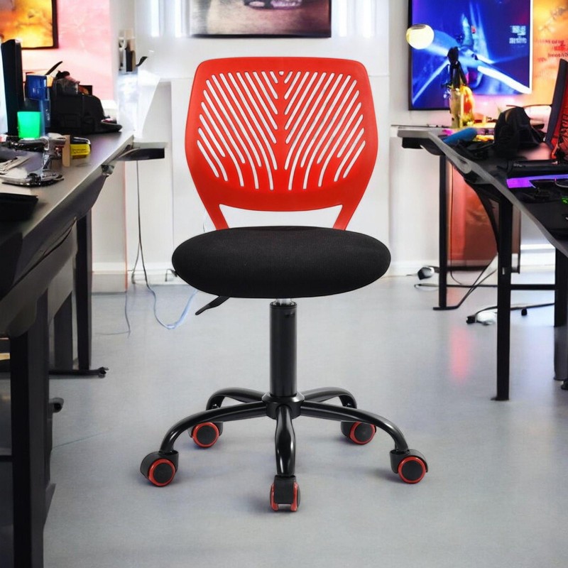 Adjustable Swivel Video Game Chair Gaming Study Home Office Armless Profile