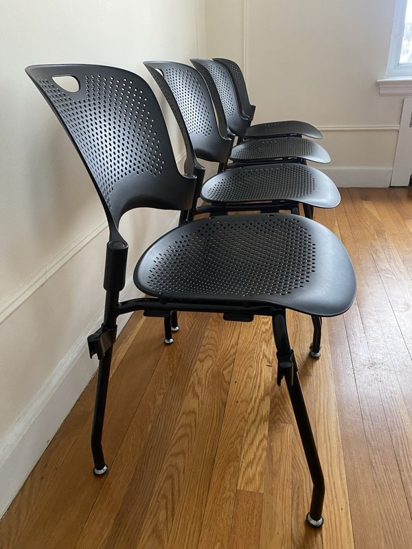 Herman Miller Caper Stacking Chairs — Set of 4 gallery