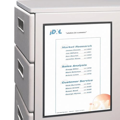 C-Line Products 37911_40 Cubicle Keepers 11×8.5 Clear Polypropylene