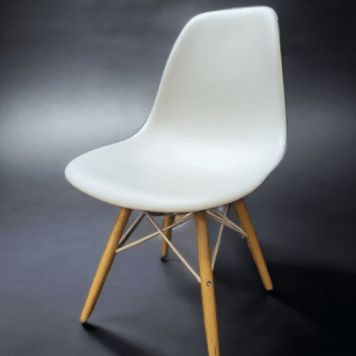 Used Herman Miller Eames Molded Plastic Chair Wood Legs gallery