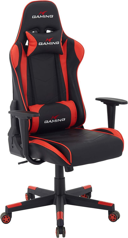 Swivel Gaming Chair Ergonomic High-Back Racing Style PU Leather Office Chair wit