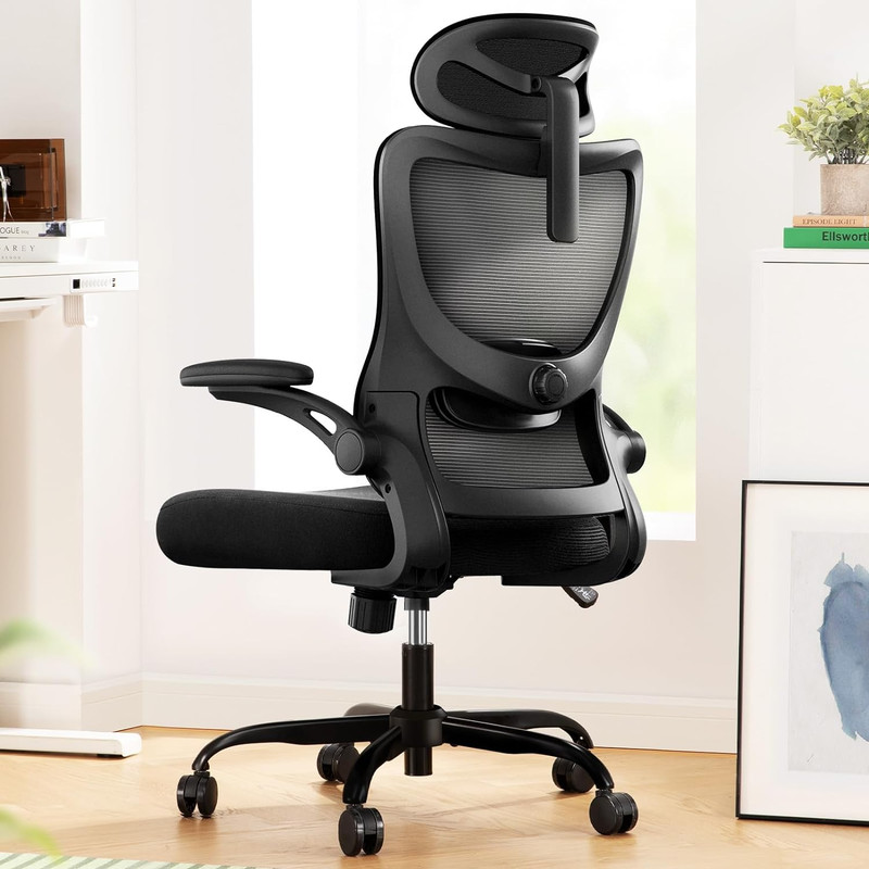 Marsail Ergonomic Office Chair: Office Computer Desk Chair with High Back Mesh a