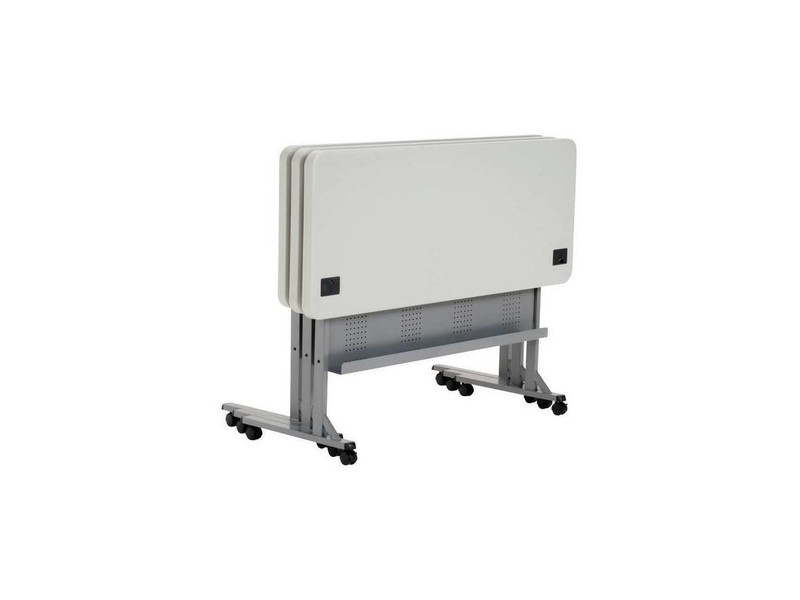 NPS BPFT2460 Flip-N-Store Training Table - Rectangular - 24 x 60 x 29.5, Speckle gallery