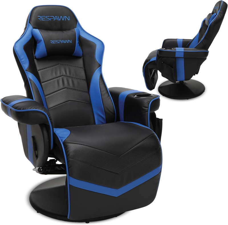 900 Console Gaming Recliner with Footrest and Lumbar Support - Comfortable Ergon gallery