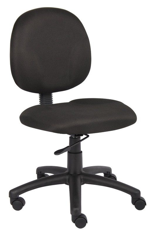 Dimond Task Chair Without Arms in Black, mid-Back (B9090-BK)