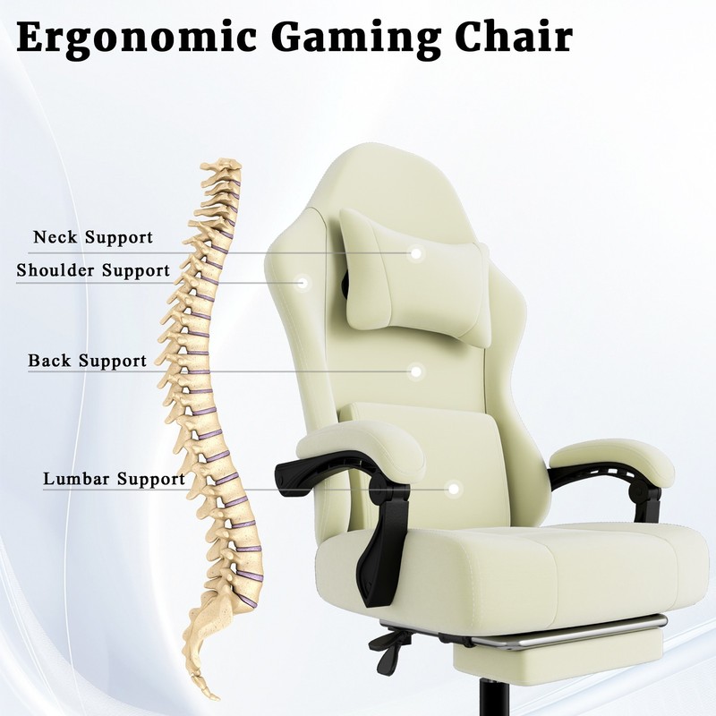 ❄️FREE SHIPPING!❄️Office/Gaming/Reclining Chair w/Wheels, Thick Padding, & More! gallery