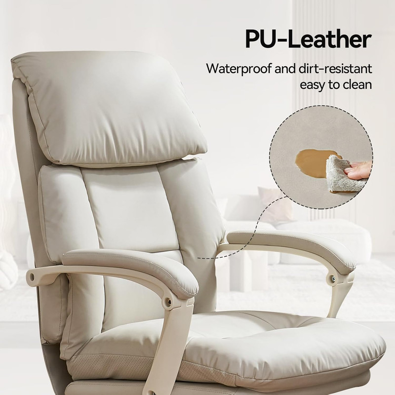 EMIAH Office Chair with Foot Rest, Ergonomic Executive Office Chair with Arms, R gallery