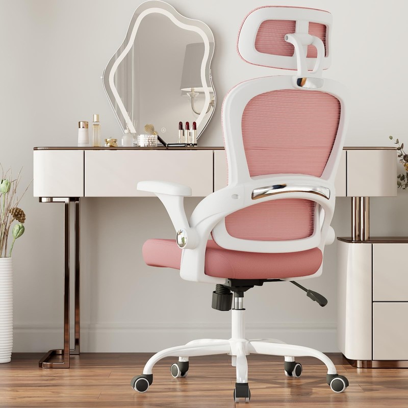 Office Chair – Ergonomic Office Chair with Back Support, Computer Chair – Hom…