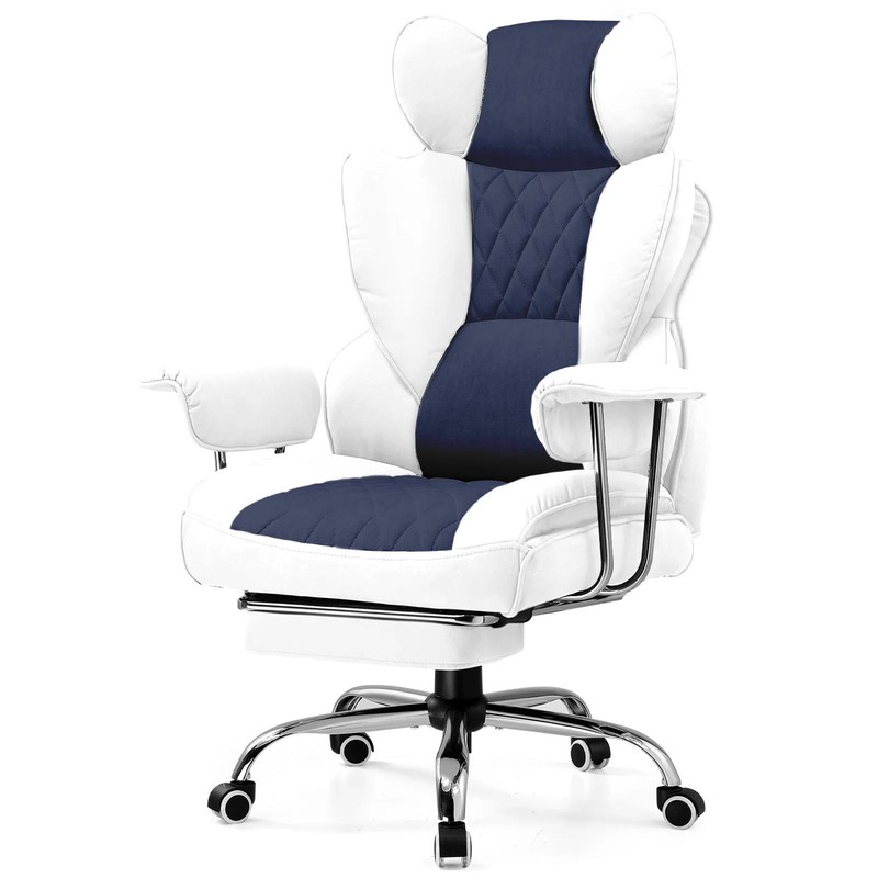 Big and Tall Gaming Chair with Pocket Spring Lumbar Support, Ergonomic Office Ch