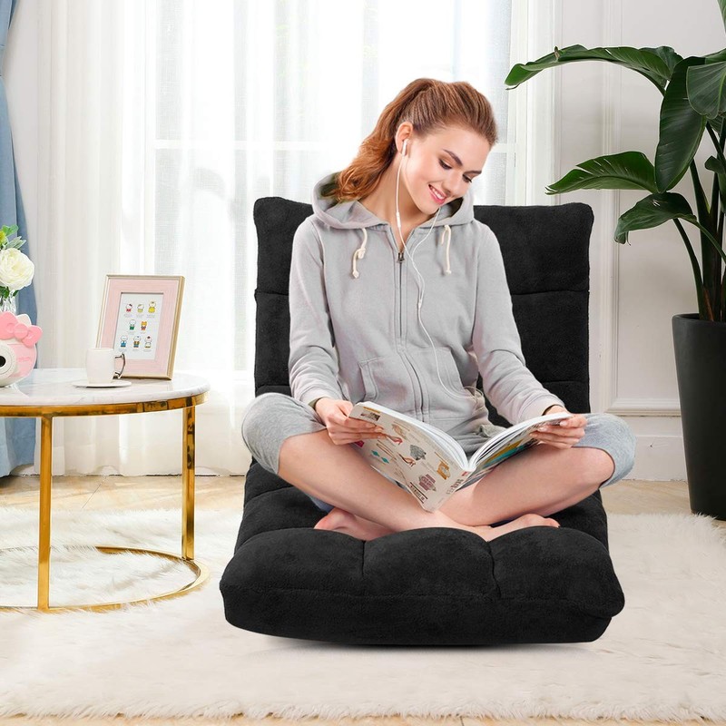 Silla De Terciopelo Para Juegos Con 14 Posiciones Y Acolchado Grueso gallery