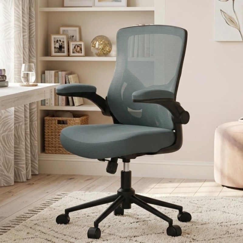 Ergonomic Office Chair, High Back Mesh Desk Chair with Molded Foam Cushion, A…