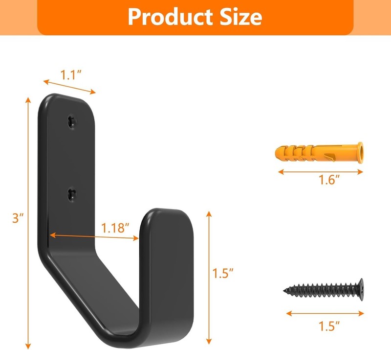 2-in-1 Keyboard Wall Mount - Metal Hanger with Adhesive & Screws, Fits Mechan... gallery