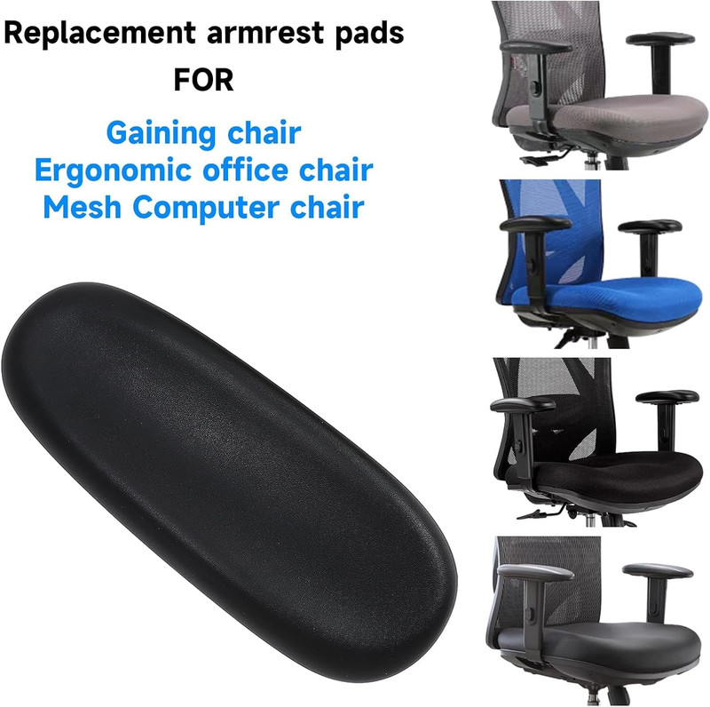 Office Chair Replacement Armrest Arm Rest Pads Caps Fit Univeral Desk Chair Arms gallery