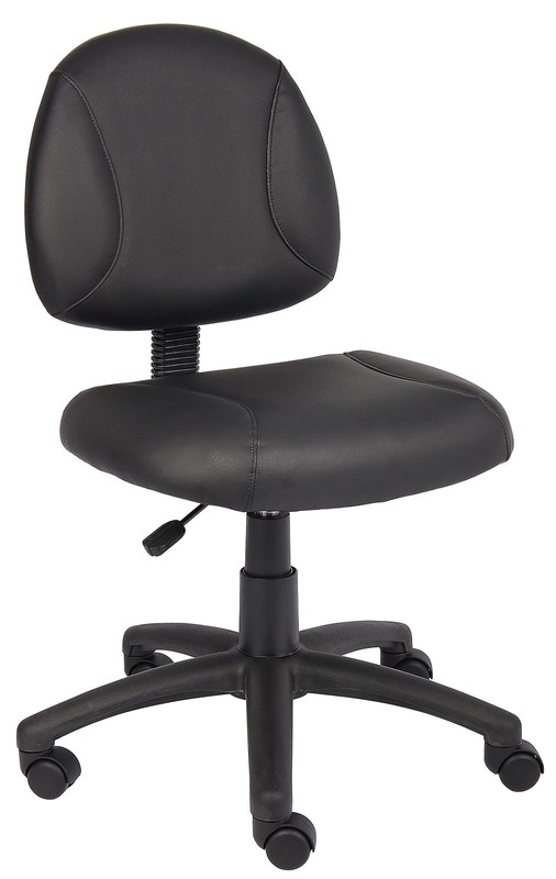 Posture Task Chair Without Arms in Black, Low-Back (B305)